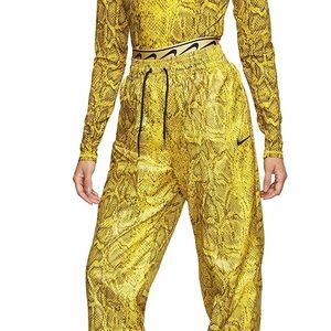 Nike Women’s Sz M Pants PythonWindbreakerSnakeSkin